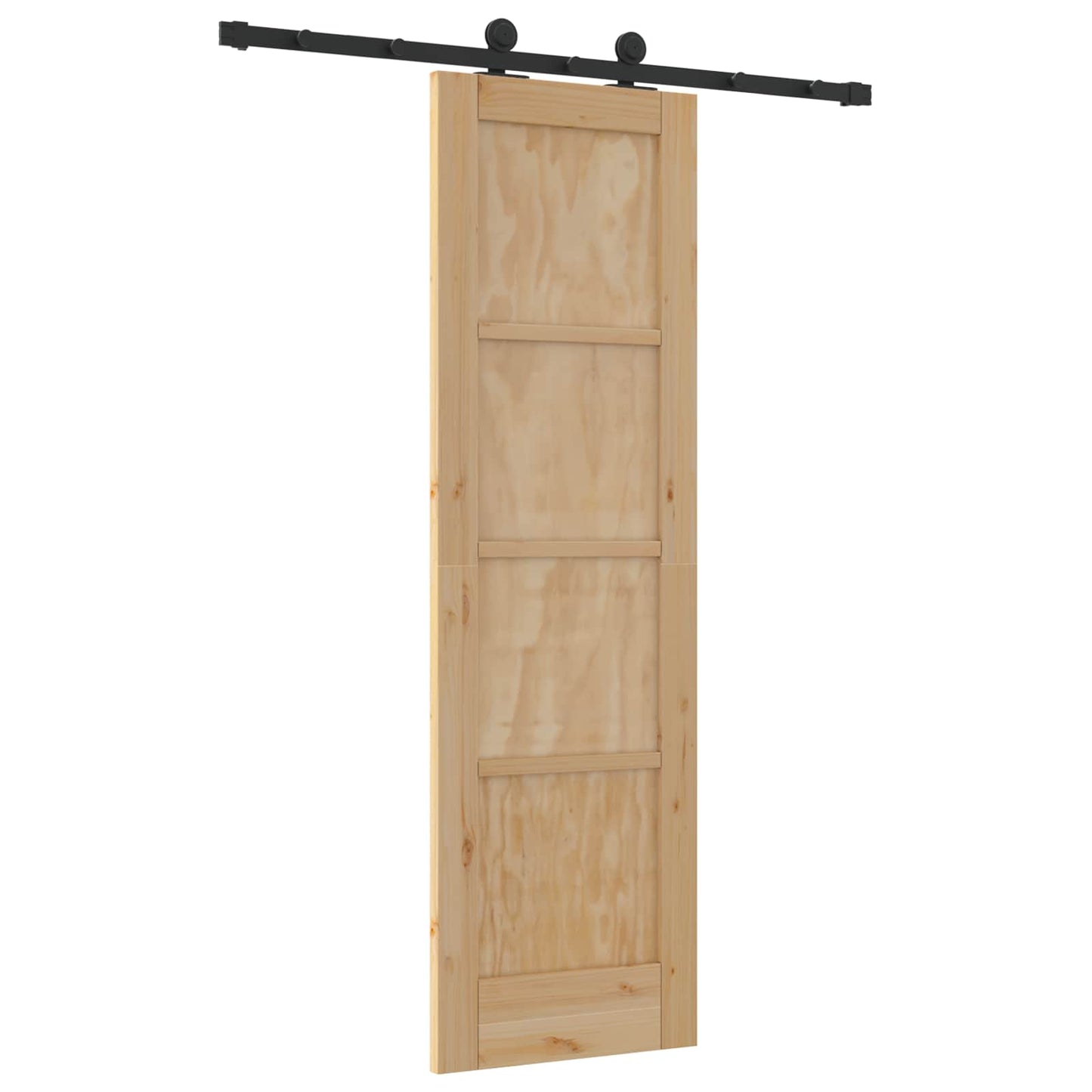 vidaXL Sliding Door ORKDAL Natural 61 x 198.5 cm Solid Pine Wood