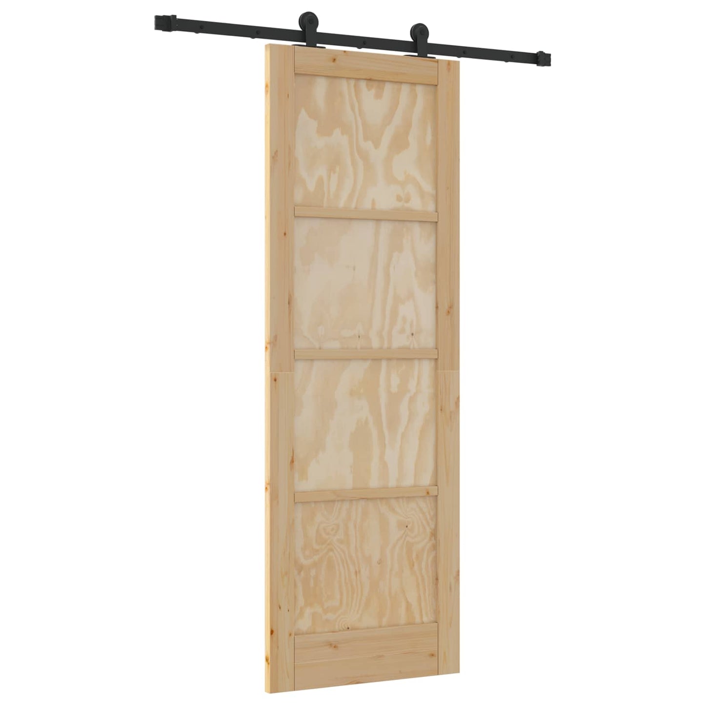 vidaXL Sliding Door ORKDAL Natural 73.5 x 211 cm Solid Pine Wood