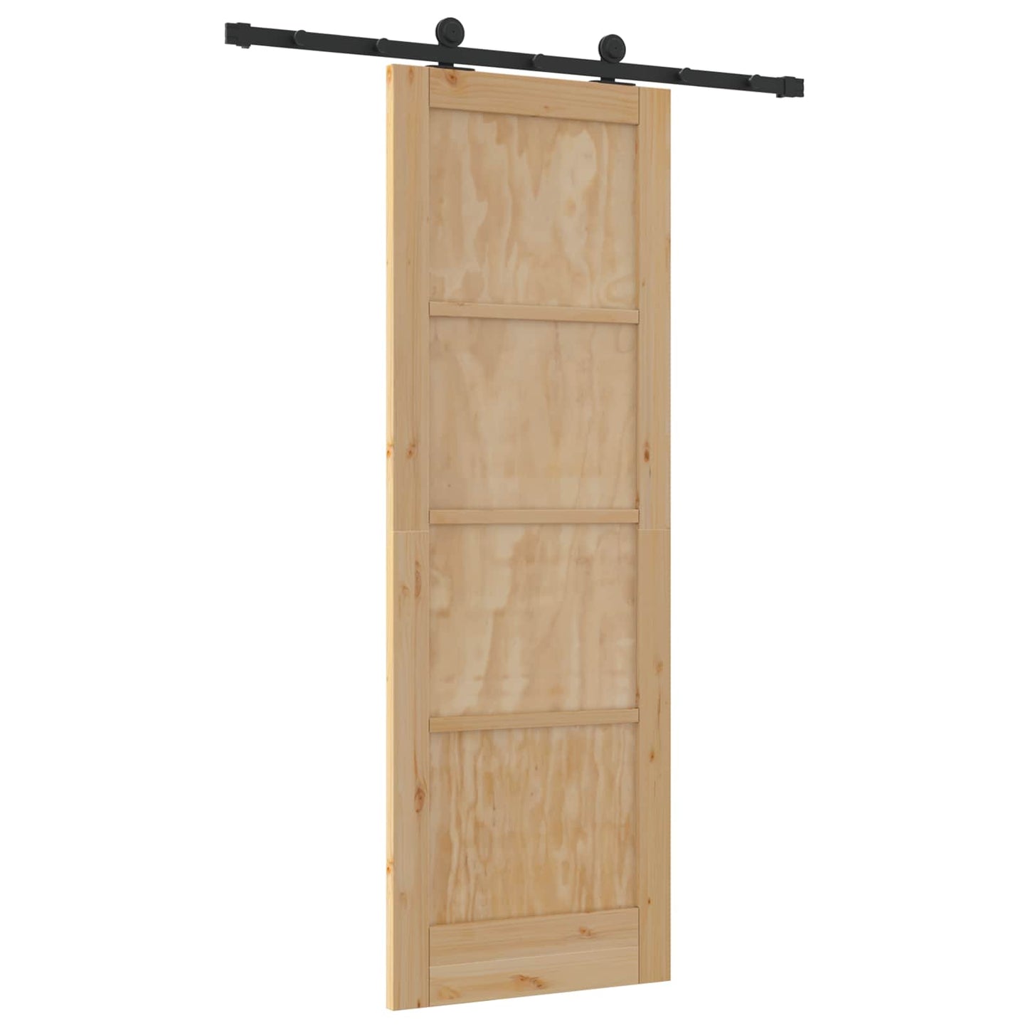 vidaXL Sliding Door ORKDAL Natural 73.5 x 211 cm Solid Pine Wood