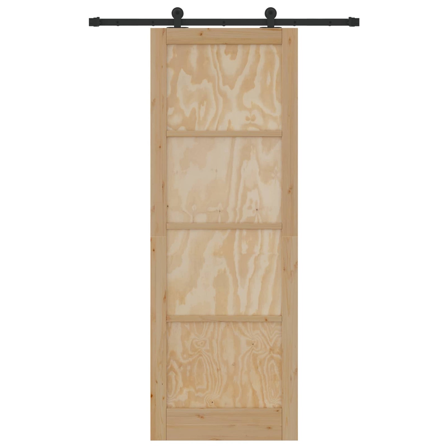 vidaXL Sliding Door ORKDAL Natural 83 x 232 cm Solid Pine Wood