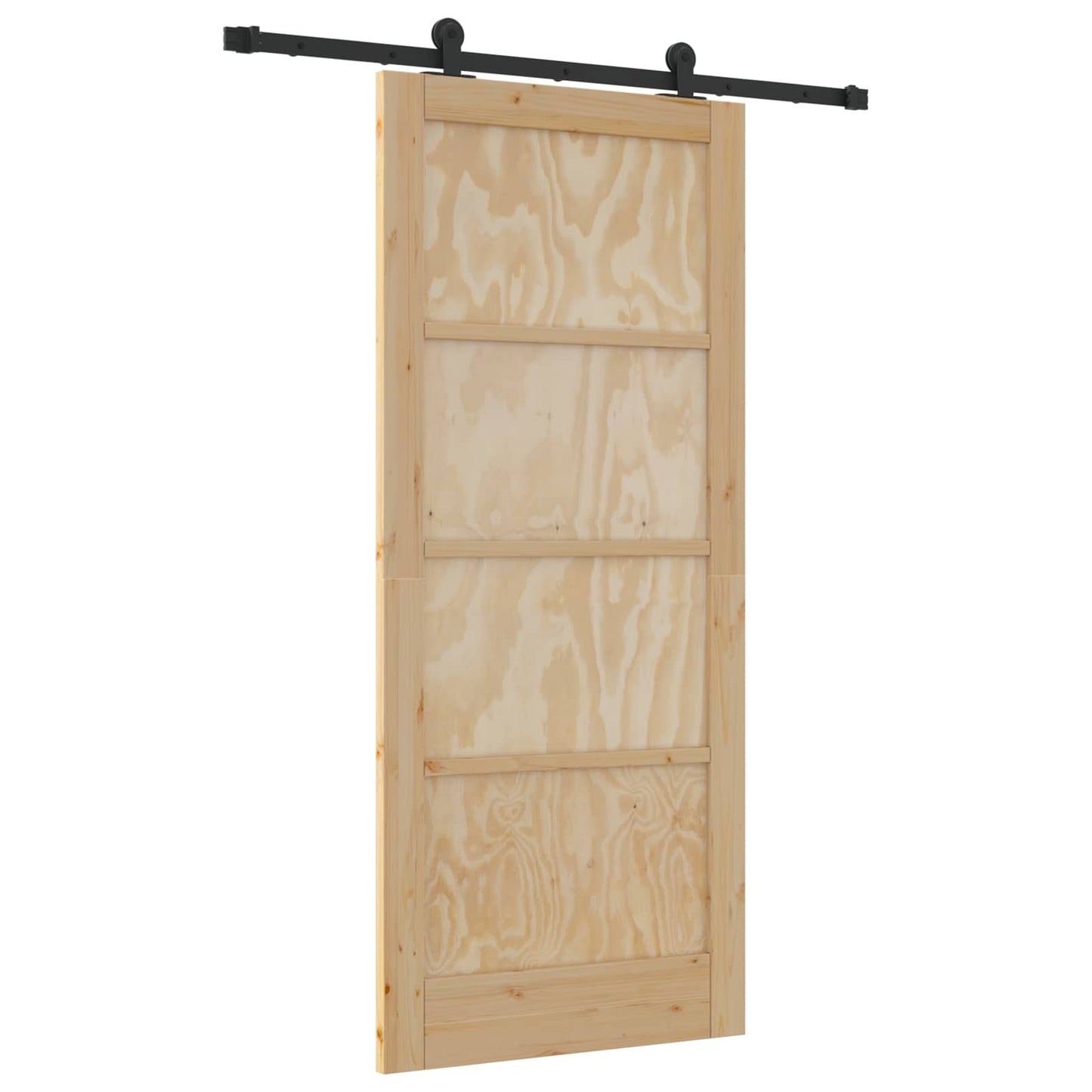 vidaXL Sliding Door ORKDAL Natural 86 x 198.5 cm Solid Pine Wood