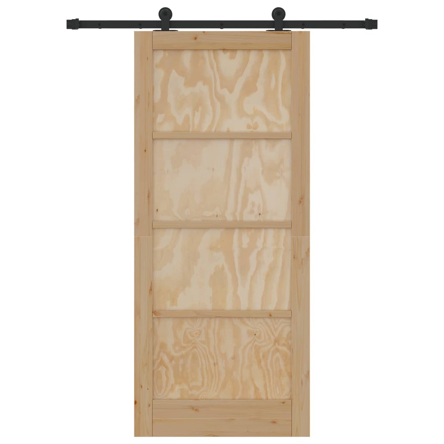 vidaXL Sliding Door ORKDAL Natural 86 x 198.5 cm Solid Pine Wood