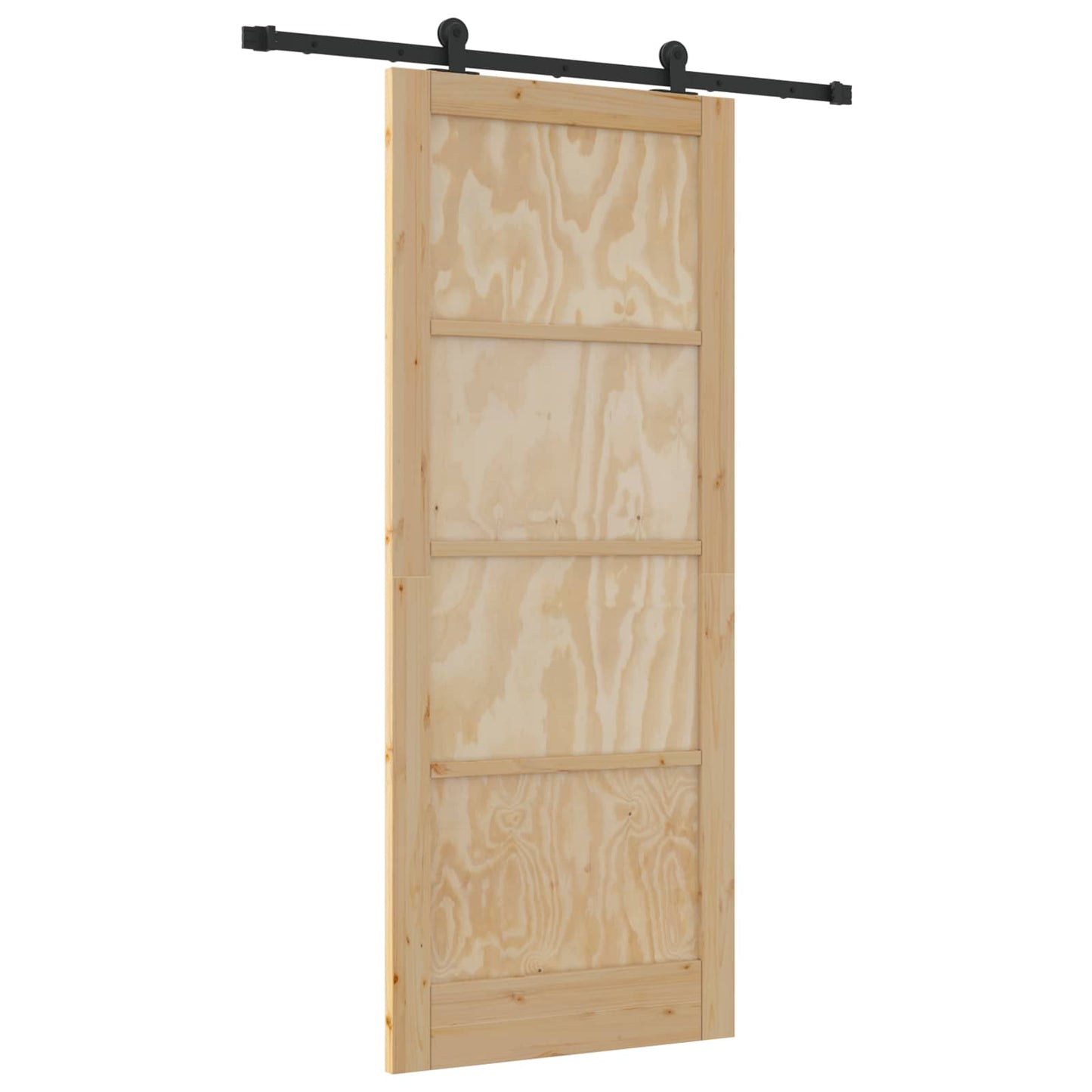 vidaXL Sliding Door ORKDAL Natural 86 x 211 cm Solid Pine Wood