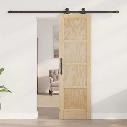 vidaXL Sliding Door ORKDAL Natural 61 x 198.5 cm Solid Pine Wood