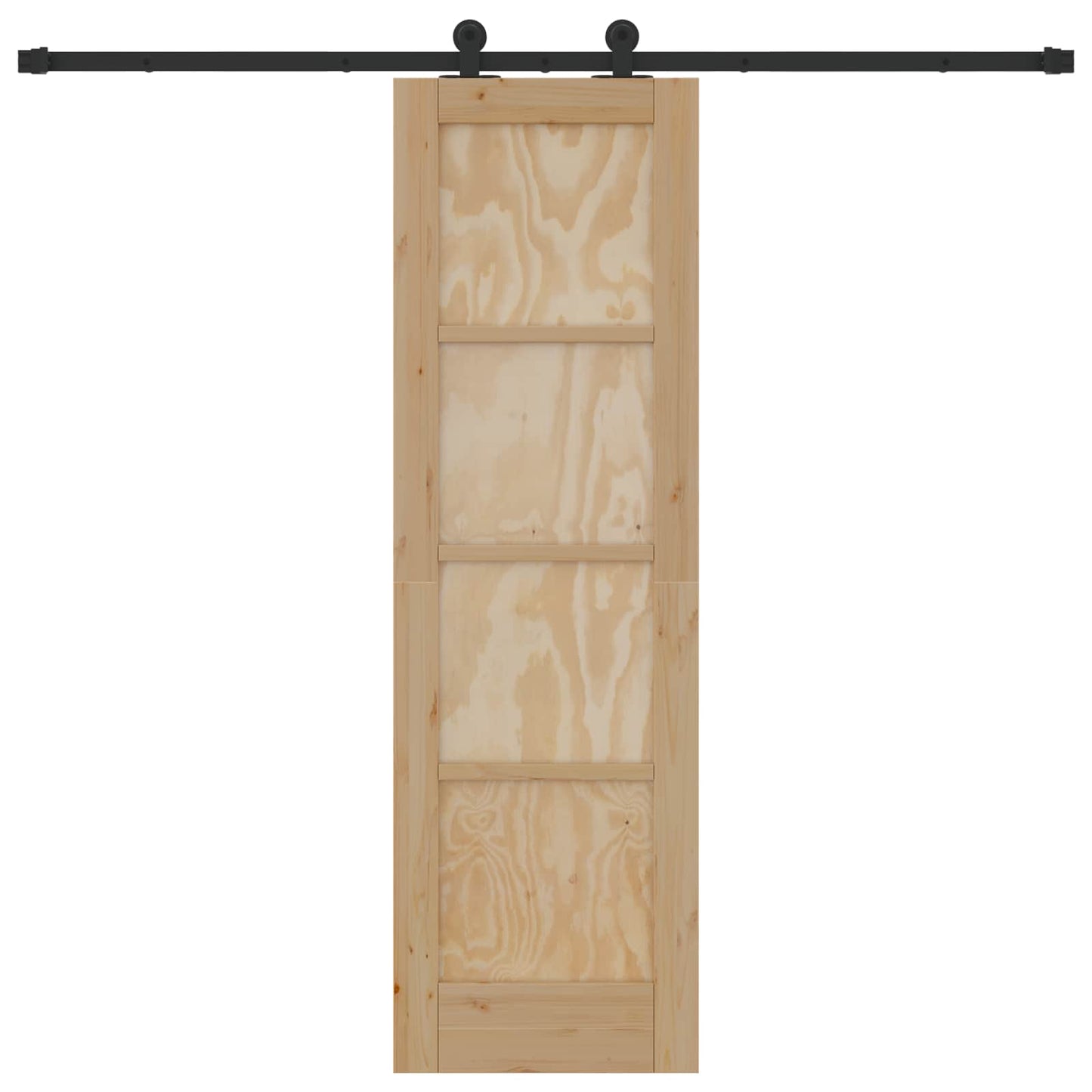 vidaXL Sliding Door ORKDAL Natural 61 x 198.5 cm Solid Pine Wood