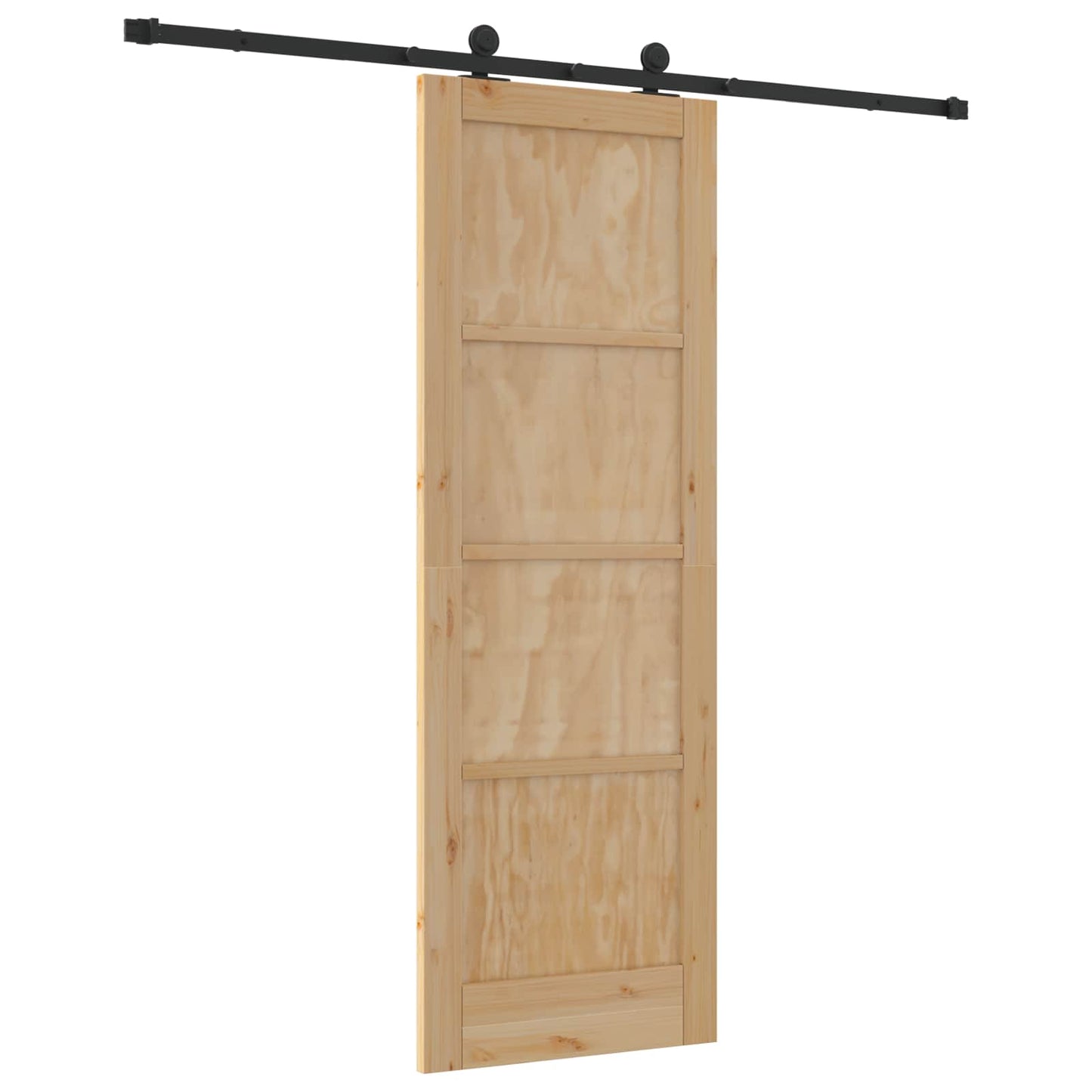 vidaXL Sliding Door ORKDAL Natural 73.5 x 211 cm Solid Pine Wood