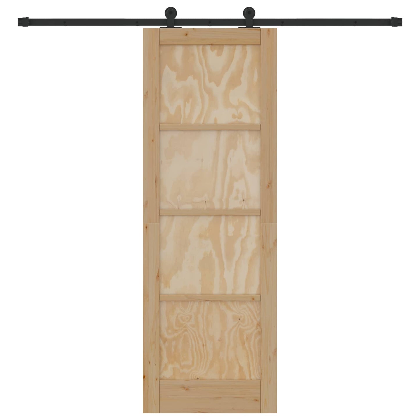 vidaXL Sliding Door ORKDAL Natural 73.5 x 211 cm Solid Pine Wood