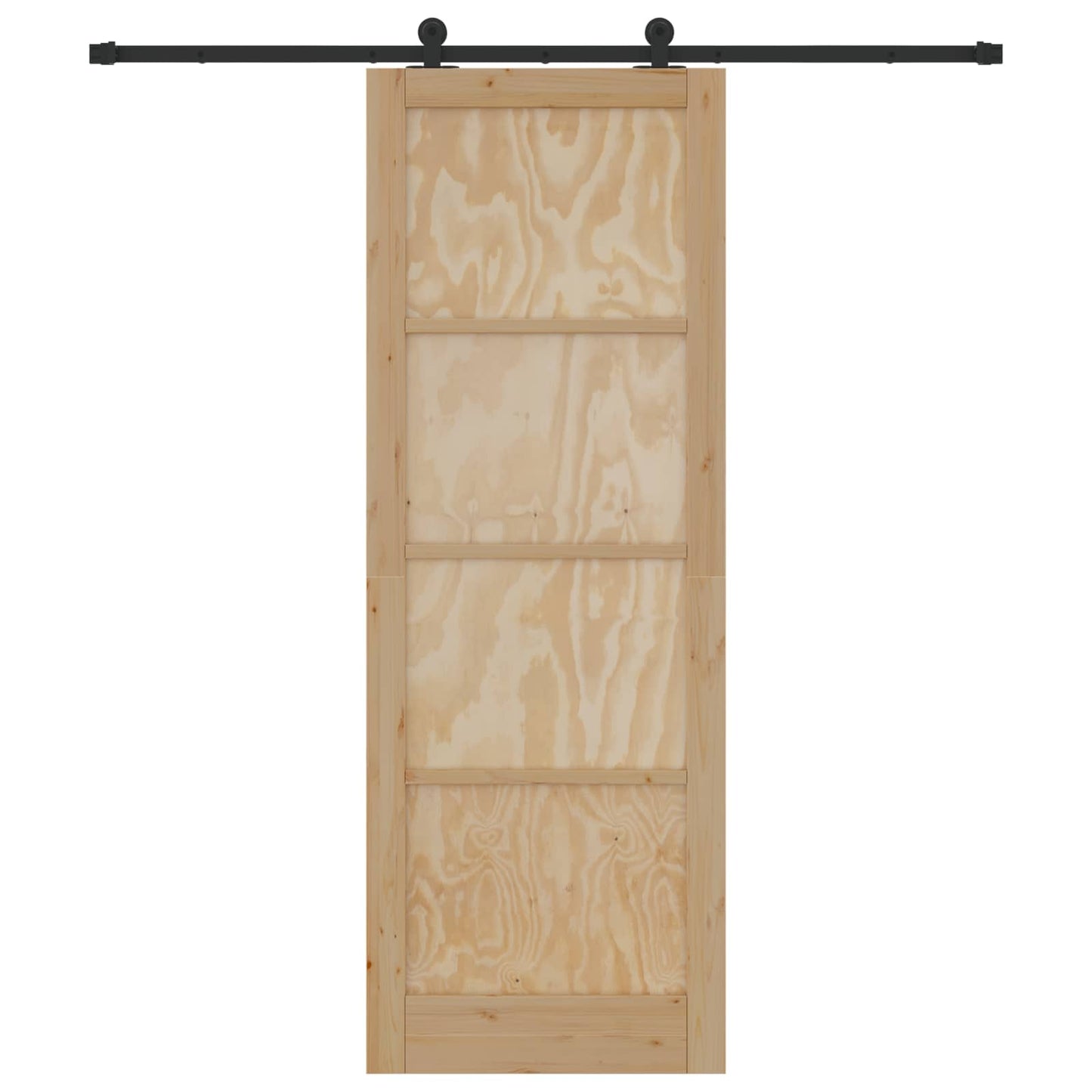 vidaXL Sliding Door ORKDAL Natural 83 x 232 cm Solid Pine Wood