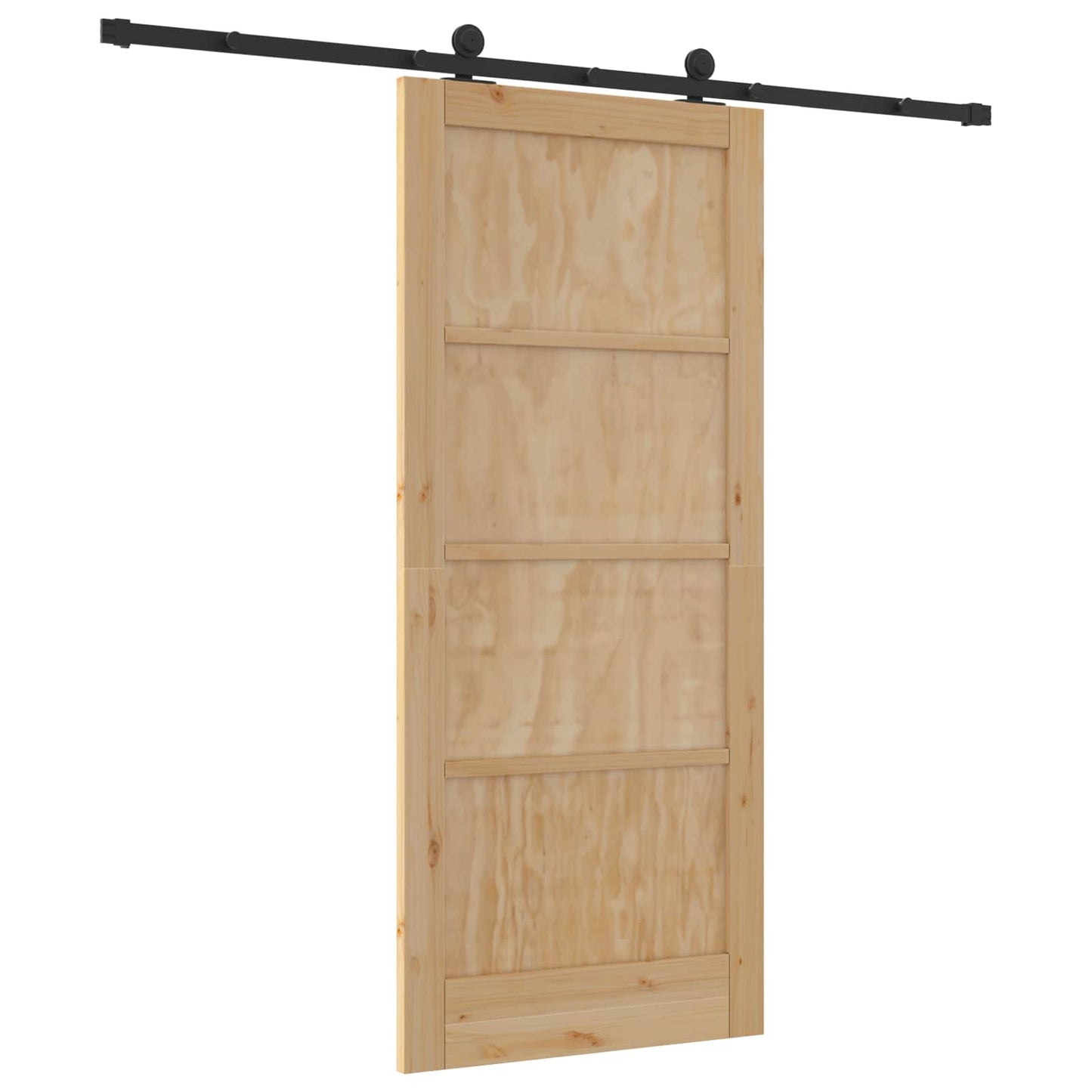 vidaXL Sliding Door ORKDAL Natural 86 x 198.5 cm Solid Pine Wood