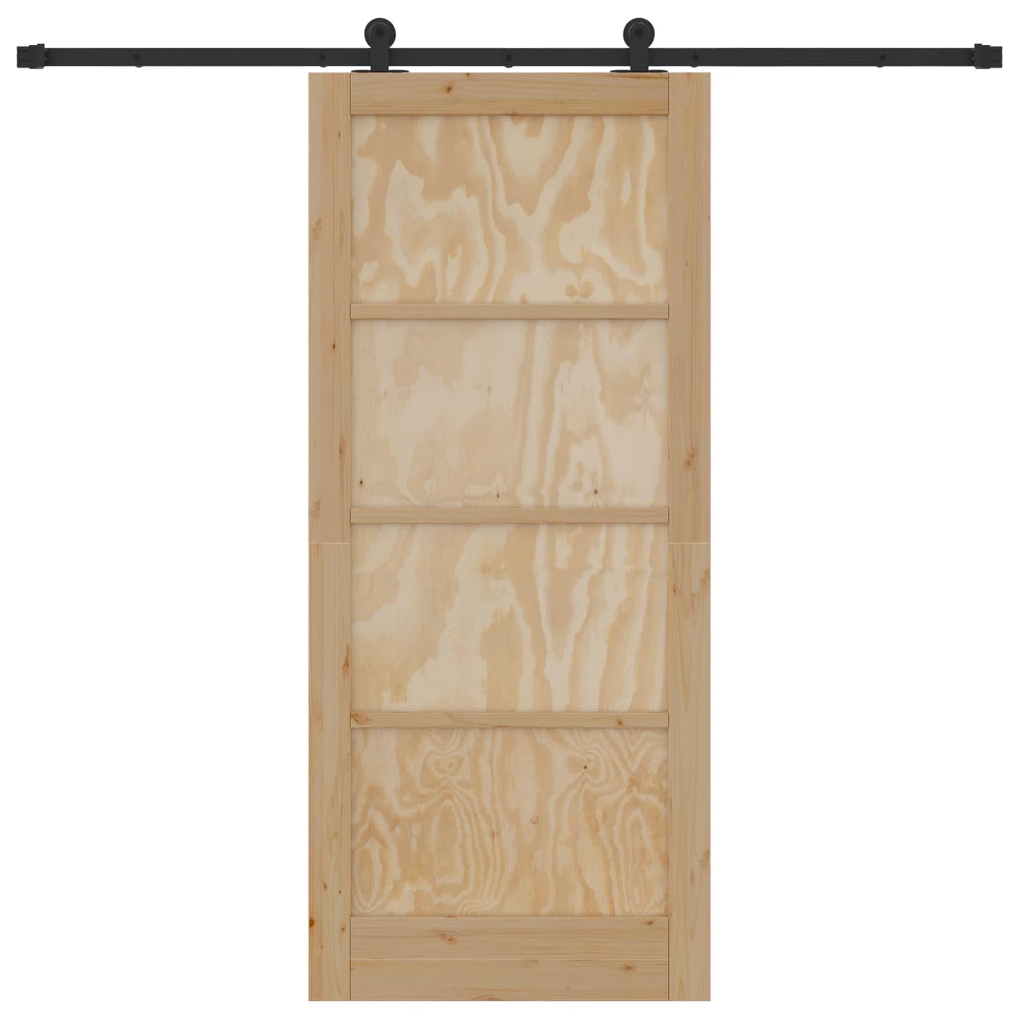 vidaXL Sliding Door ORKDAL Natural 86 x 198.5 cm Solid Pine Wood
