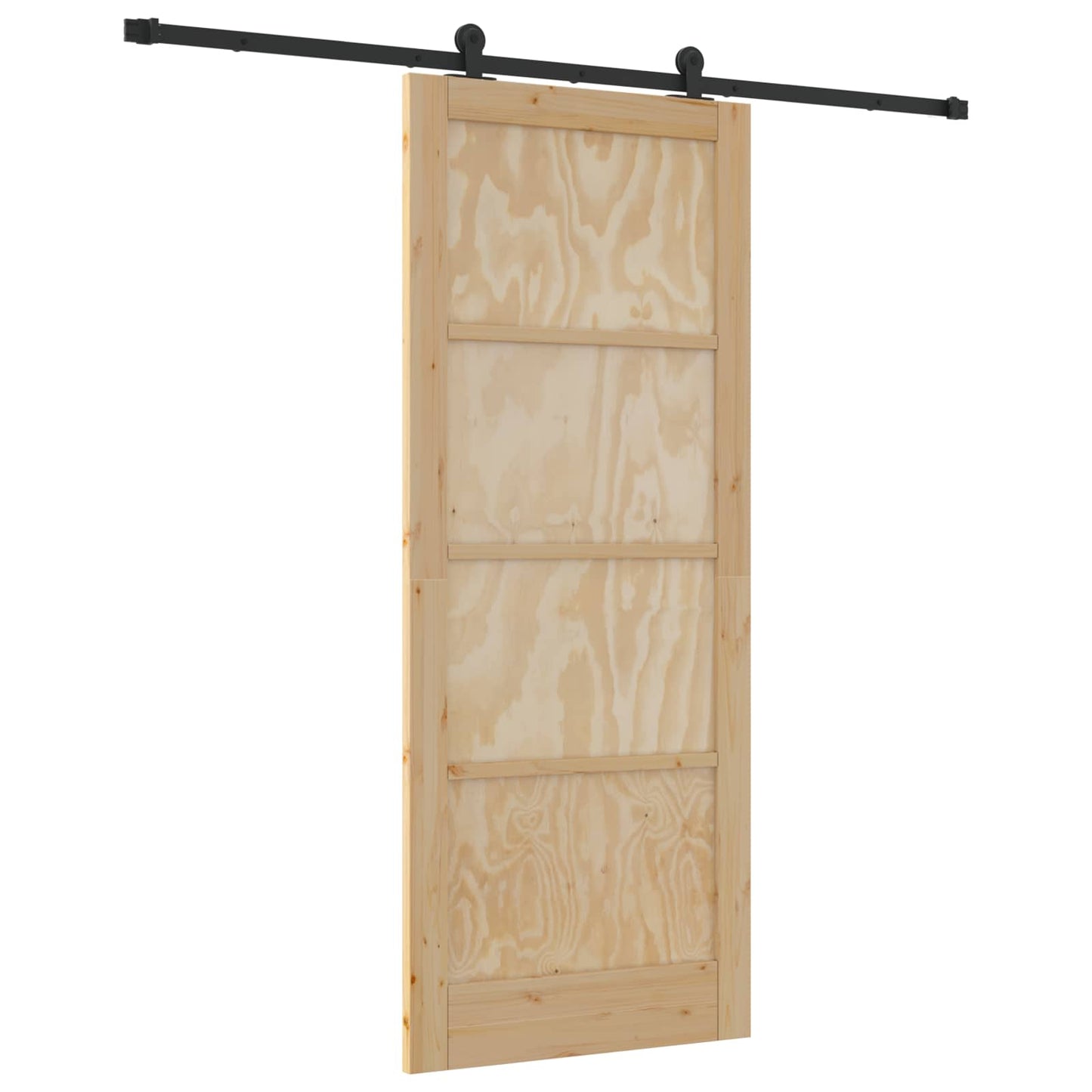 vidaXL Sliding Door ORKDAL Natural 86 x 211 cm Solid Pine Wood