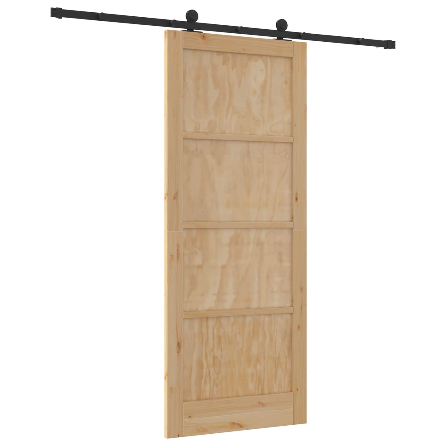 vidaXL Sliding Door ORKDAL Natural 86 x 211 cm Solid Pine Wood