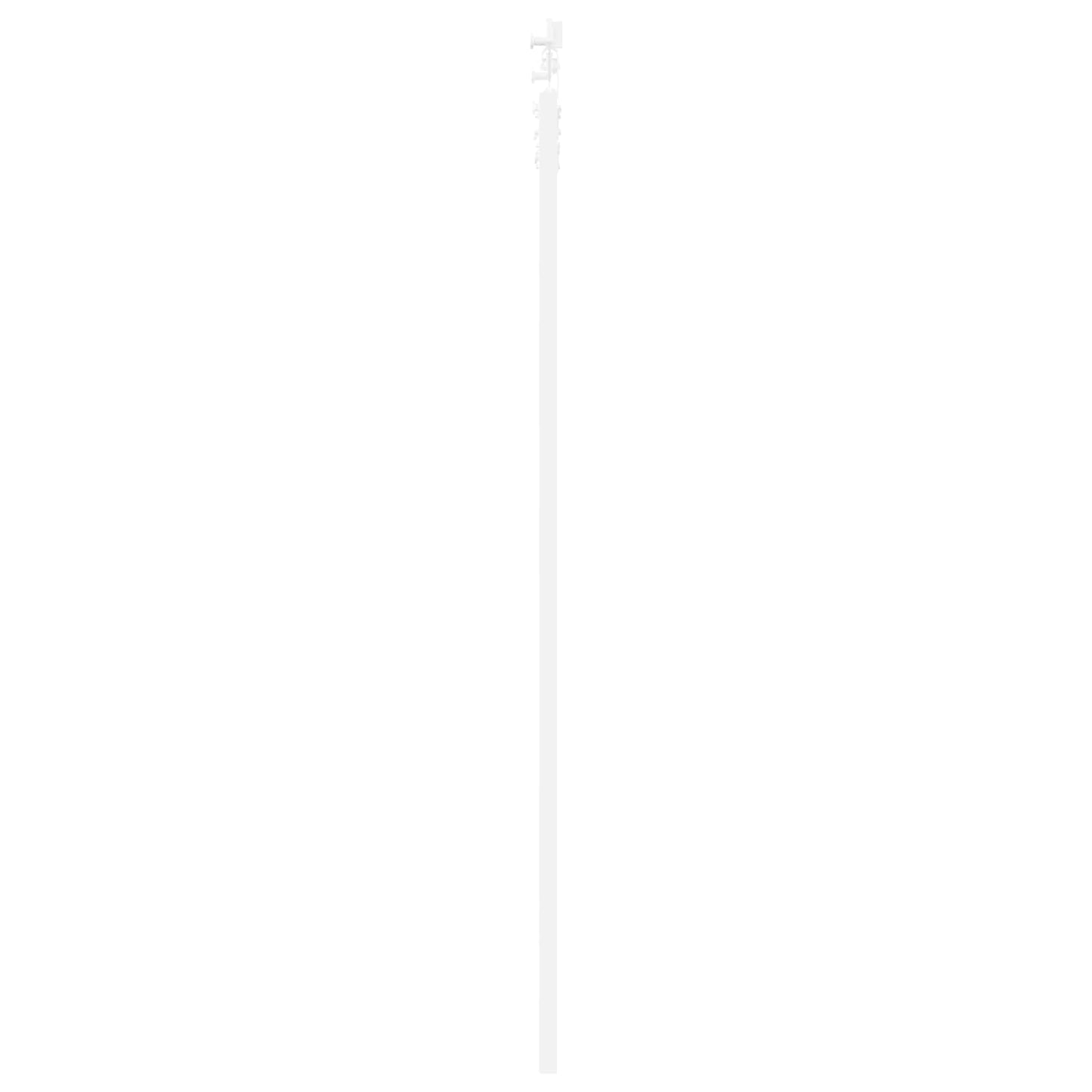 vidaXL Sliding Door White 83 x 202 cm Solid Pine Wood