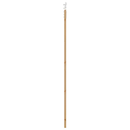 vidaXL Sliding Door Natural and White 83 x 232 cm Solid Pine Wood