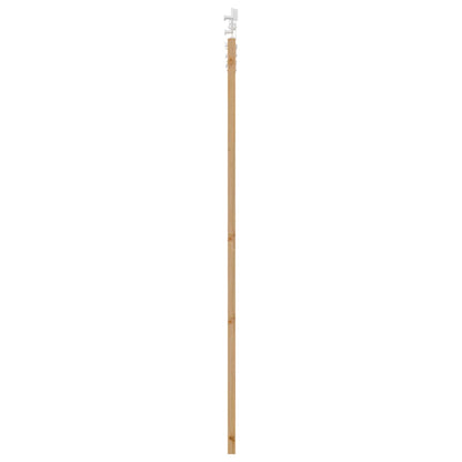 vidaXL Sliding Door Natural and White 86 x 198.5 cm Solid Pine Wood