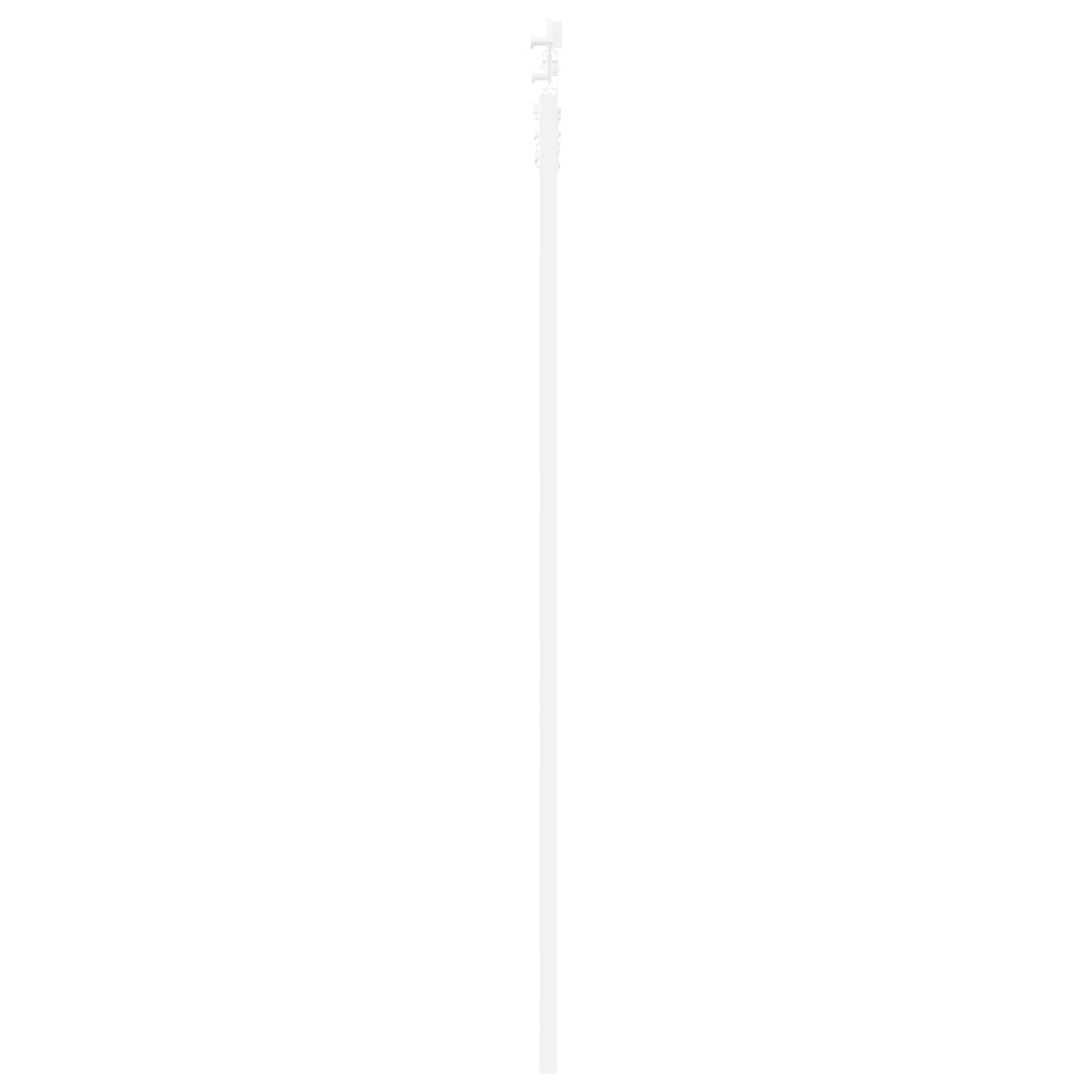 vidaXL Sliding Door White 83 x 202 cm Solid Pine Wood