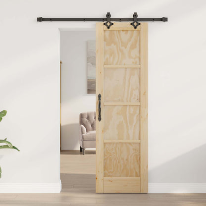 vidaXL Sliding Door ORKDAL Natural 61 x 198.5 cm Solid Pine Wood