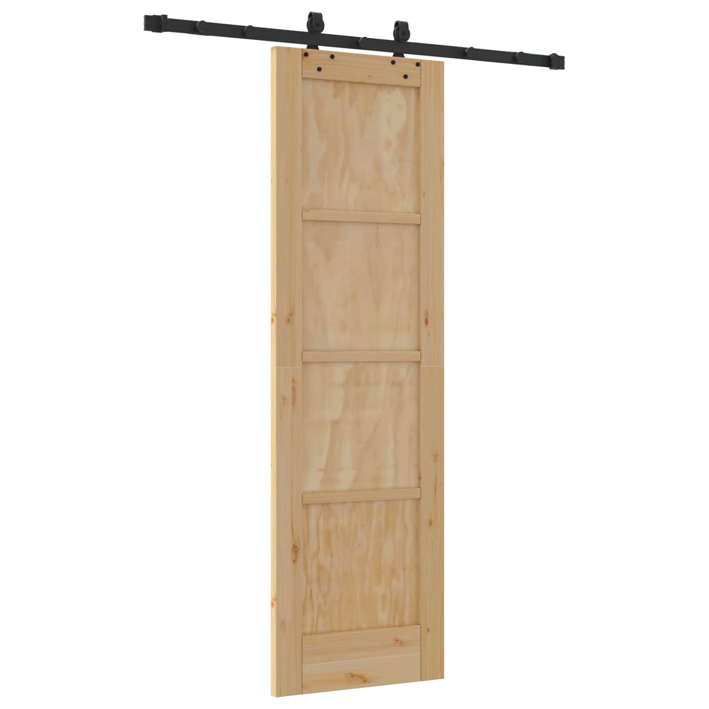 vidaXL Sliding Door ORKDAL Natural 61 x 198.5 cm Solid Pine Wood
