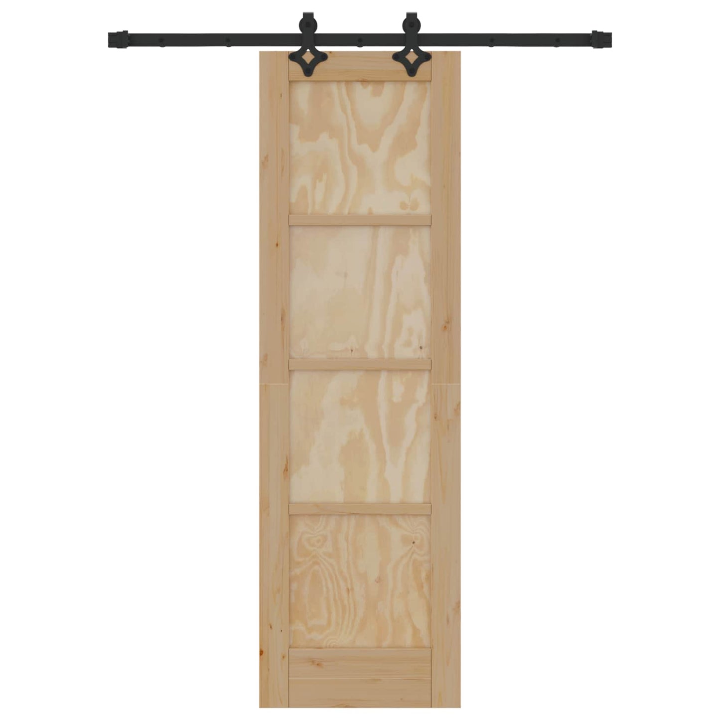 vidaXL Sliding Door ORKDAL Natural 61 x 198.5 cm Solid Pine Wood