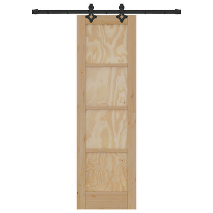 vidaXL Sliding Door ORKDAL Natural 61 x 198.5 cm Solid Pine Wood