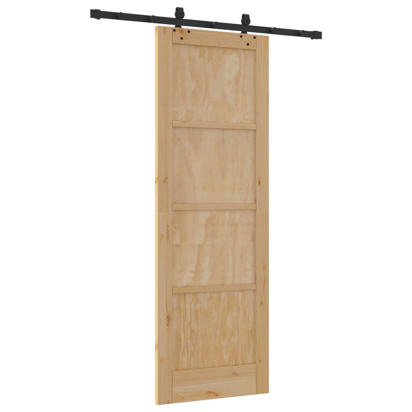vidaXL Sliding Door ORKDAL Natural 73.5 x 211 cm Solid Pine Wood