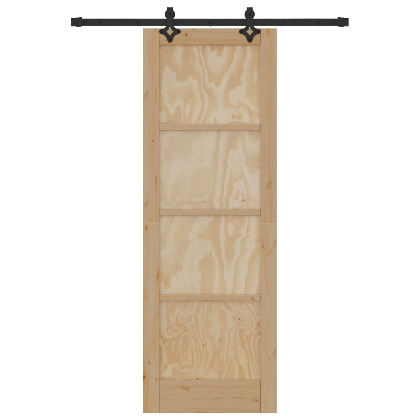 vidaXL Sliding Door ORKDAL Natural 73.5 x 211 cm Solid Pine Wood