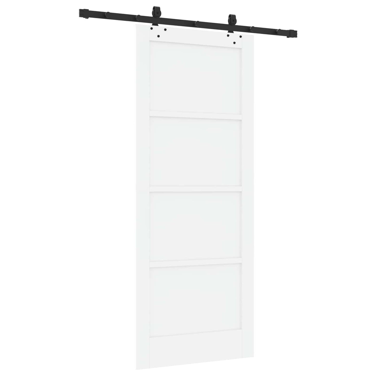 vidaXL Sliding Door ORKDAL White 83 x 202 cm Solid Pine Wood