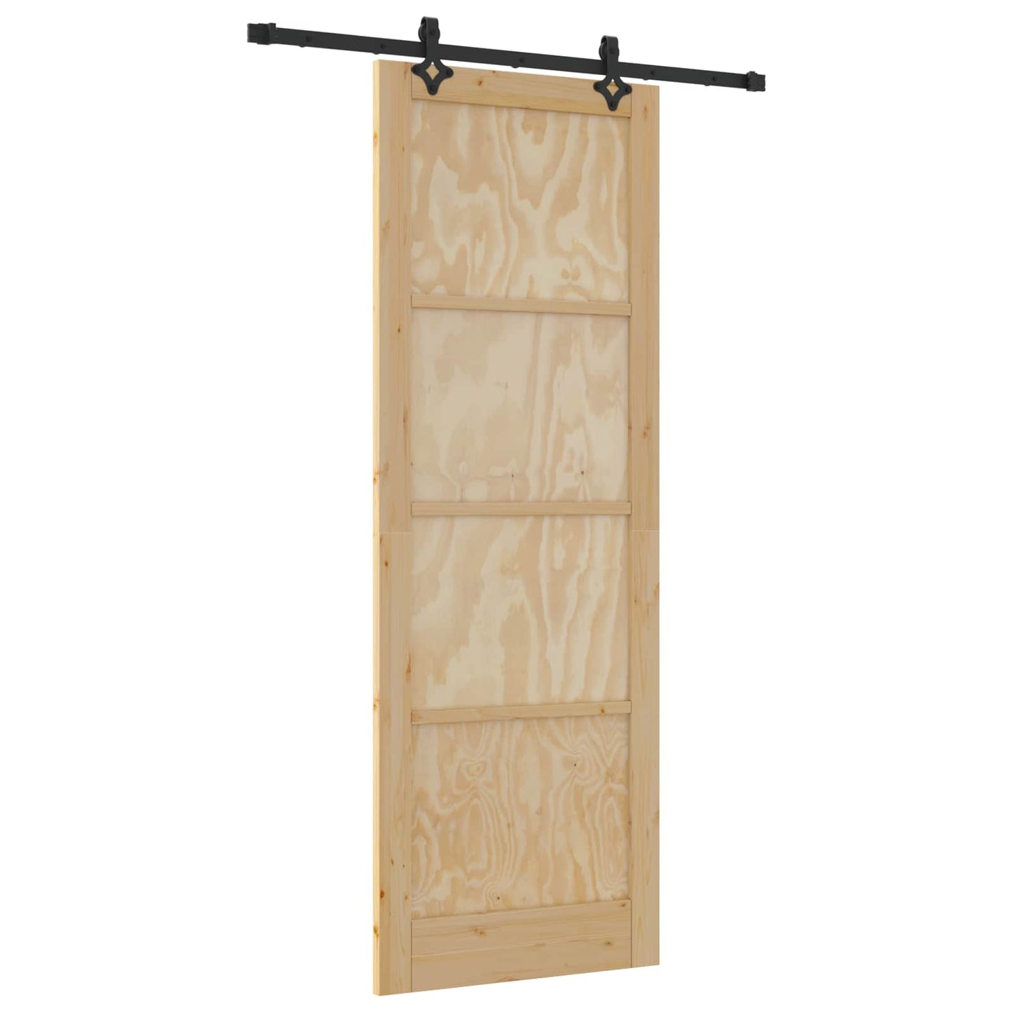 vidaXL Sliding Door ORKDAL Natural 83 x 232 cm Solid Pine Wood