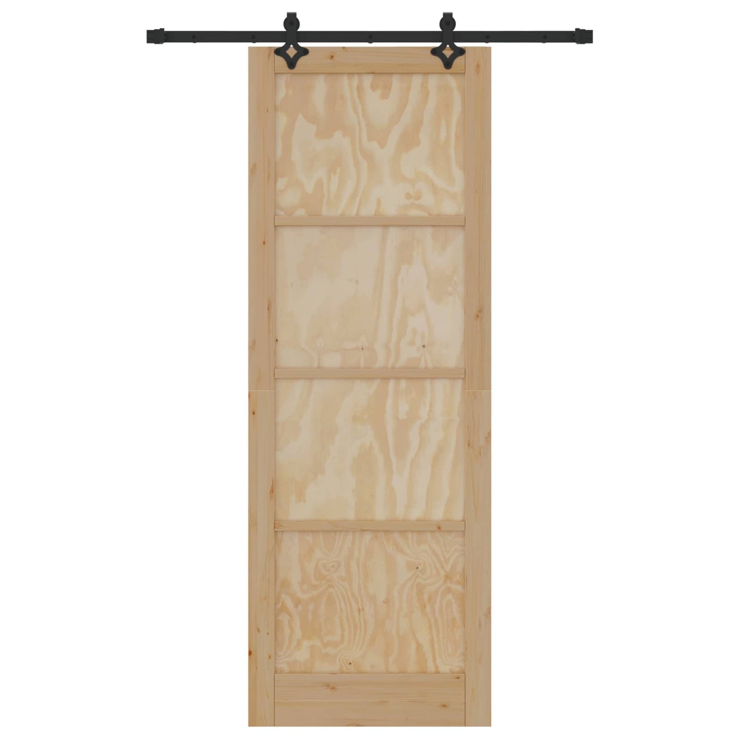 vidaXL Sliding Door ORKDAL Natural 83 x 232 cm Solid Pine Wood
