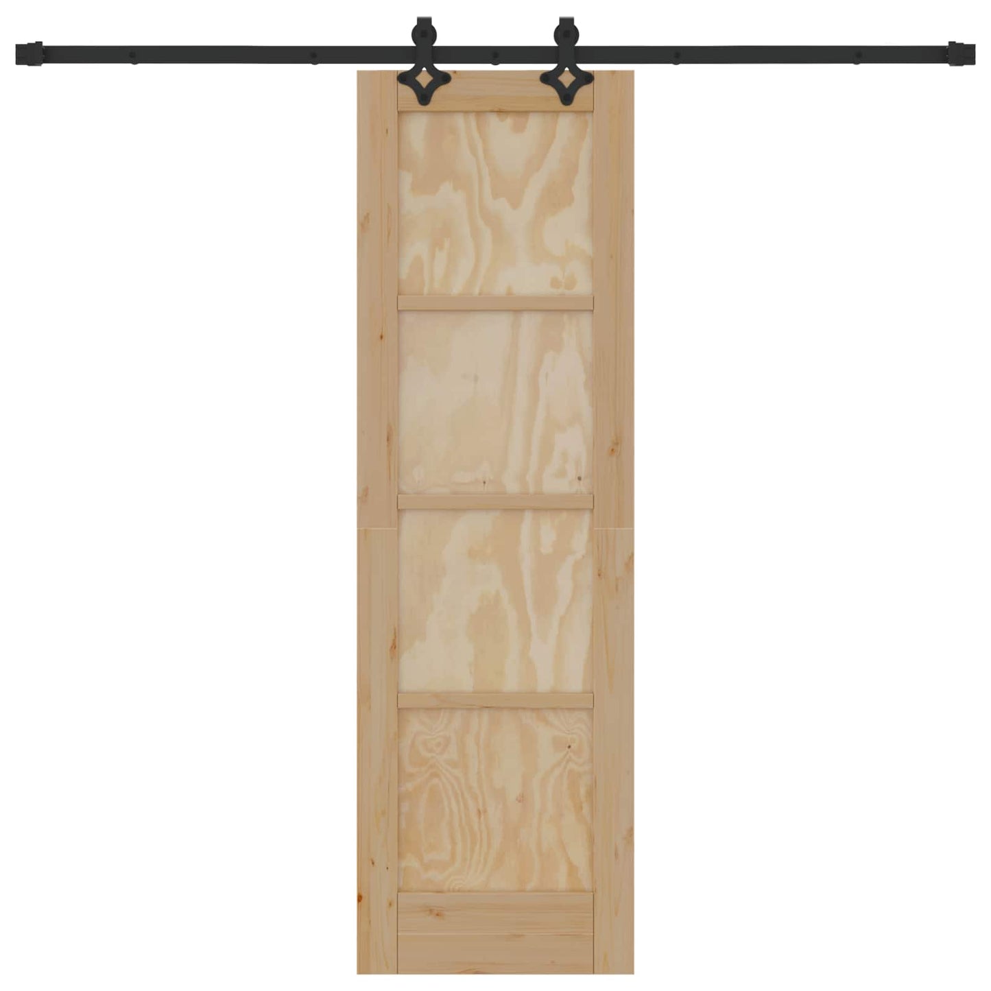 vidaXL Sliding Door ORKDAL Natural 61 x 198.5 cm Solid Pine Wood