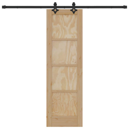 vidaXL Sliding Door ORKDAL Natural 61 x 198.5 cm Solid Pine Wood