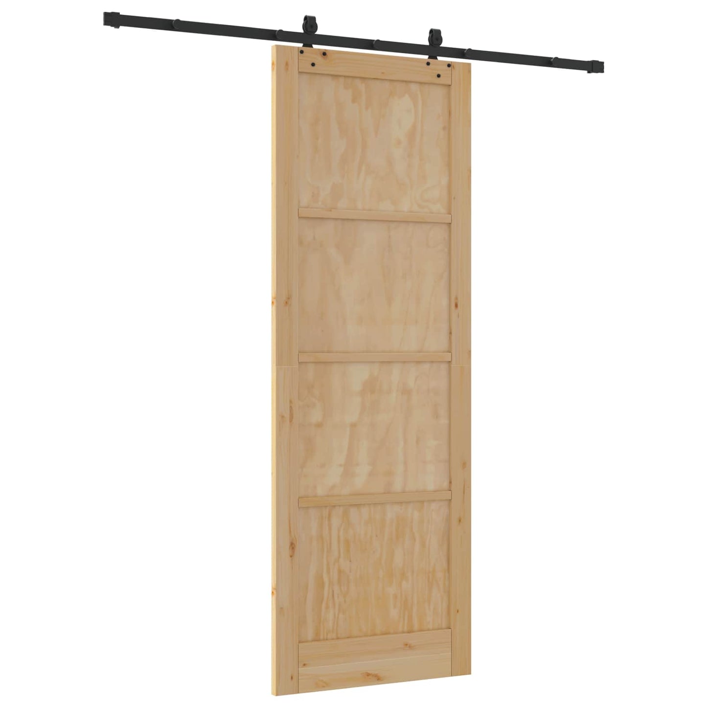 vidaXL Sliding Door ORKDAL Natural 83 x 232 cm Solid Pine Wood