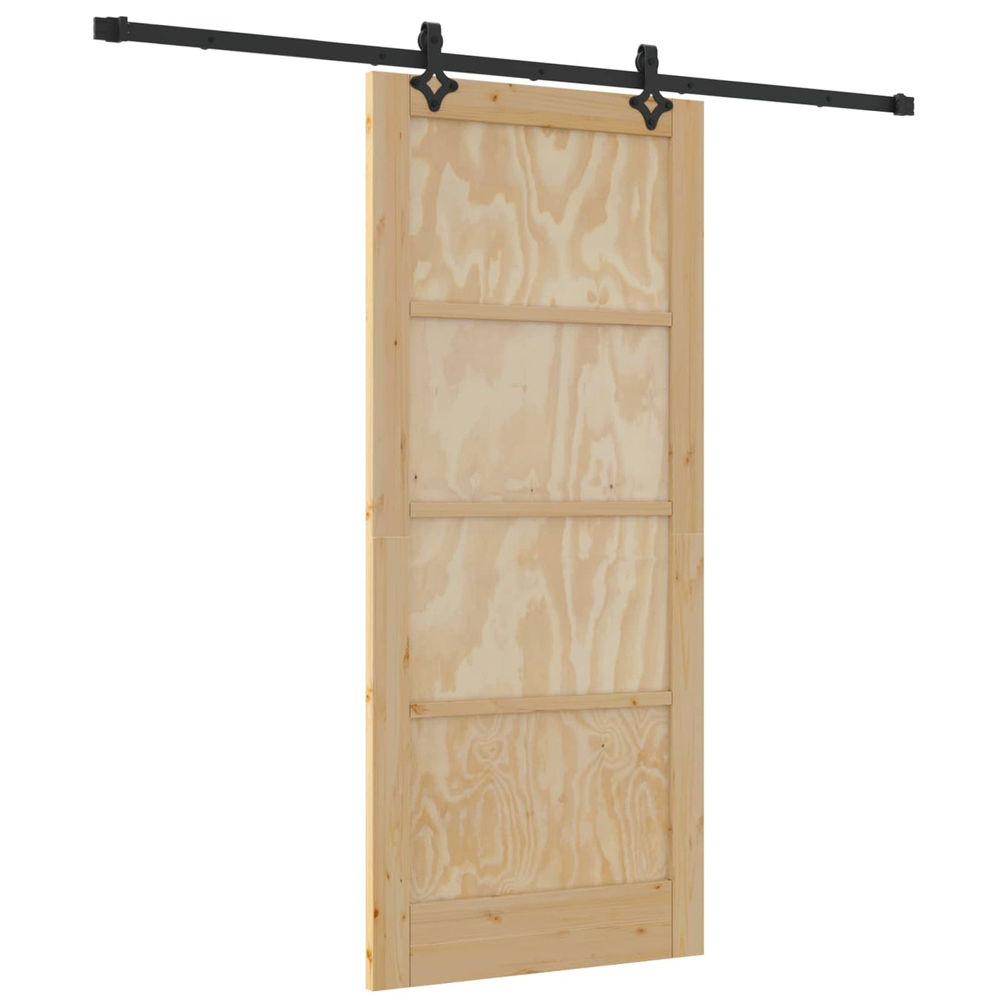 vidaXL Sliding Door ORKDAL Natural 86 x 198.5 cm Solid Pine Wood