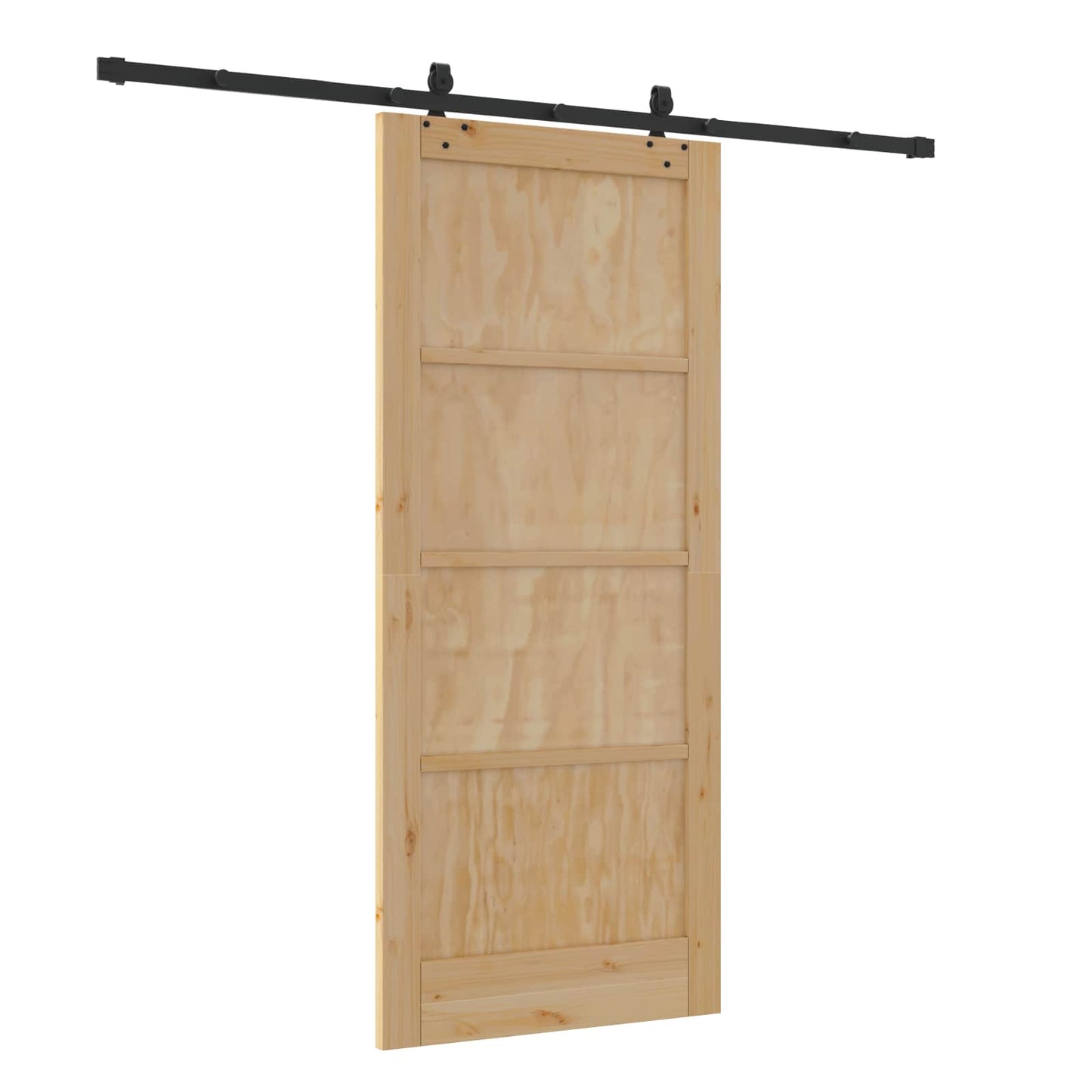 vidaXL Sliding Door ORKDAL Natural 86 x 198.5 cm Solid Pine Wood