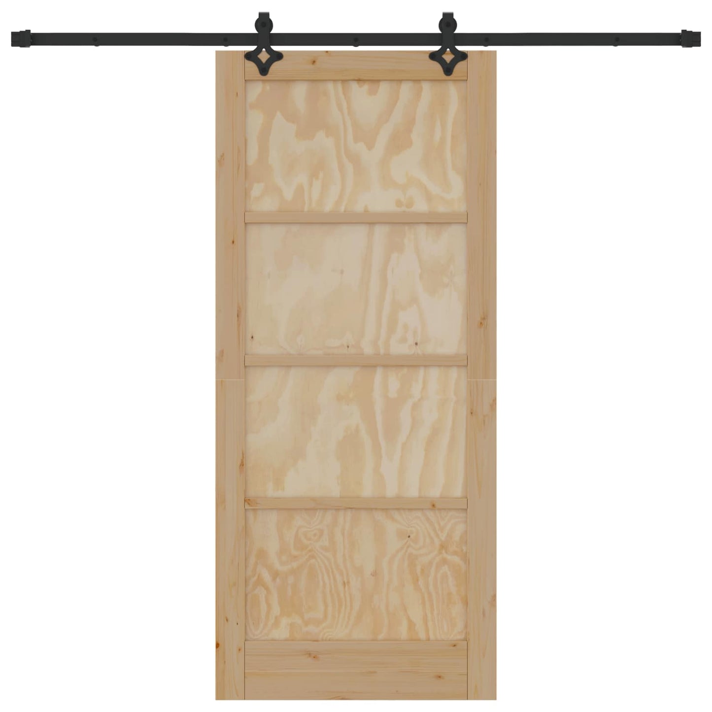 vidaXL Sliding Door ORKDAL Natural 86 x 198.5 cm Solid Pine Wood