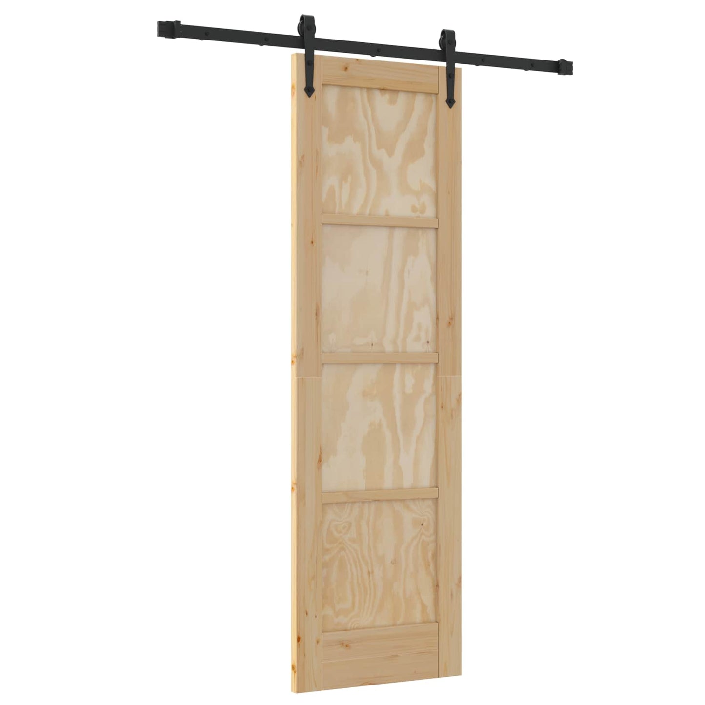 vidaXL Sliding Door ORKDAL Natural 61 x 198.5 cm Solid Pine Wood