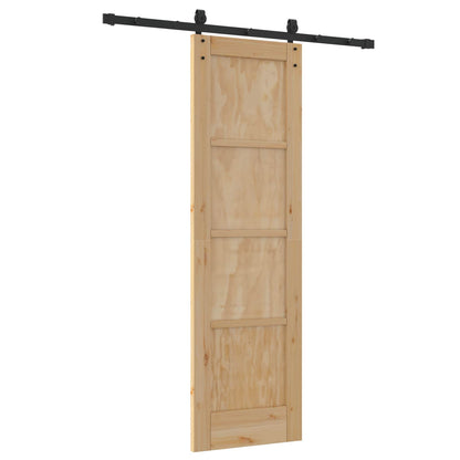 vidaXL Sliding Door ORKDAL Natural 61 x 198.5 cm Solid Pine Wood