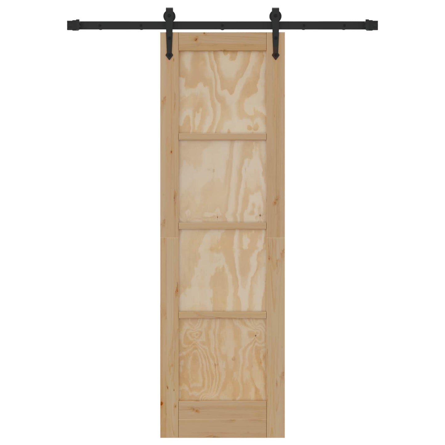 vidaXL Sliding Door ORKDAL Natural 61 x 198.5 cm Solid Pine Wood