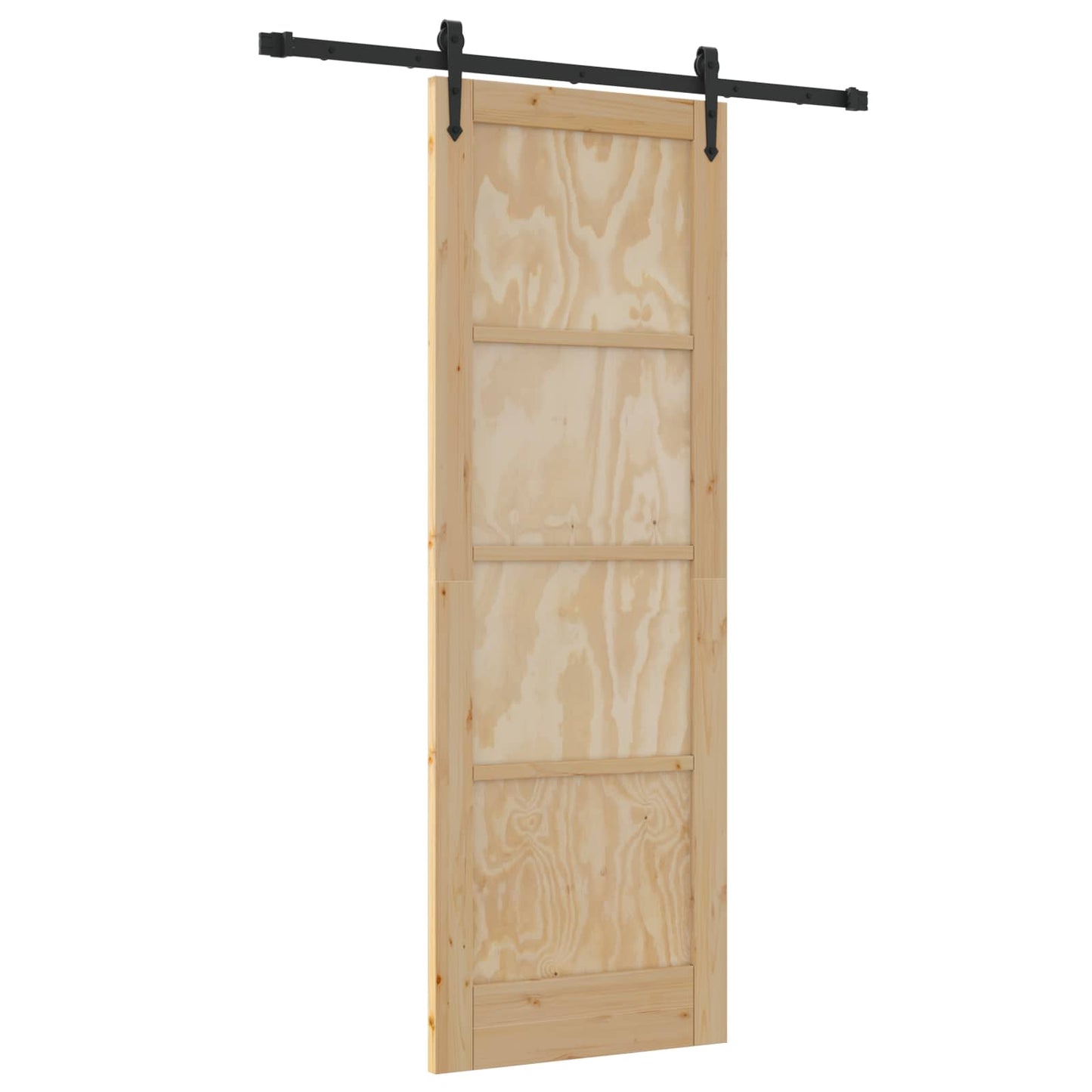 vidaXL Sliding Door ORKDAL Natural 73.5 x 211 cm Solid Pine Wood