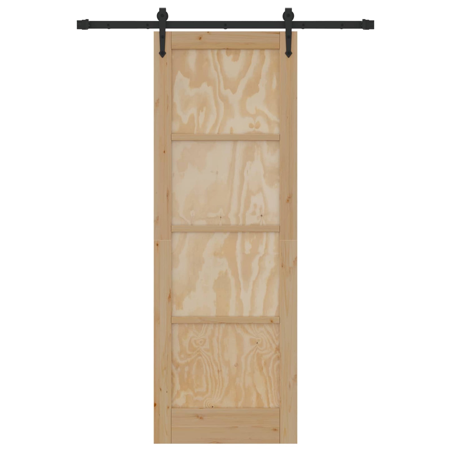 vidaXL Sliding Door ORKDAL Natural 73.5 x 211 cm Solid Pine Wood