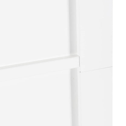 vidaXL Sliding Door ORKDAL White 83 x 232 cm Solid Pine Wood