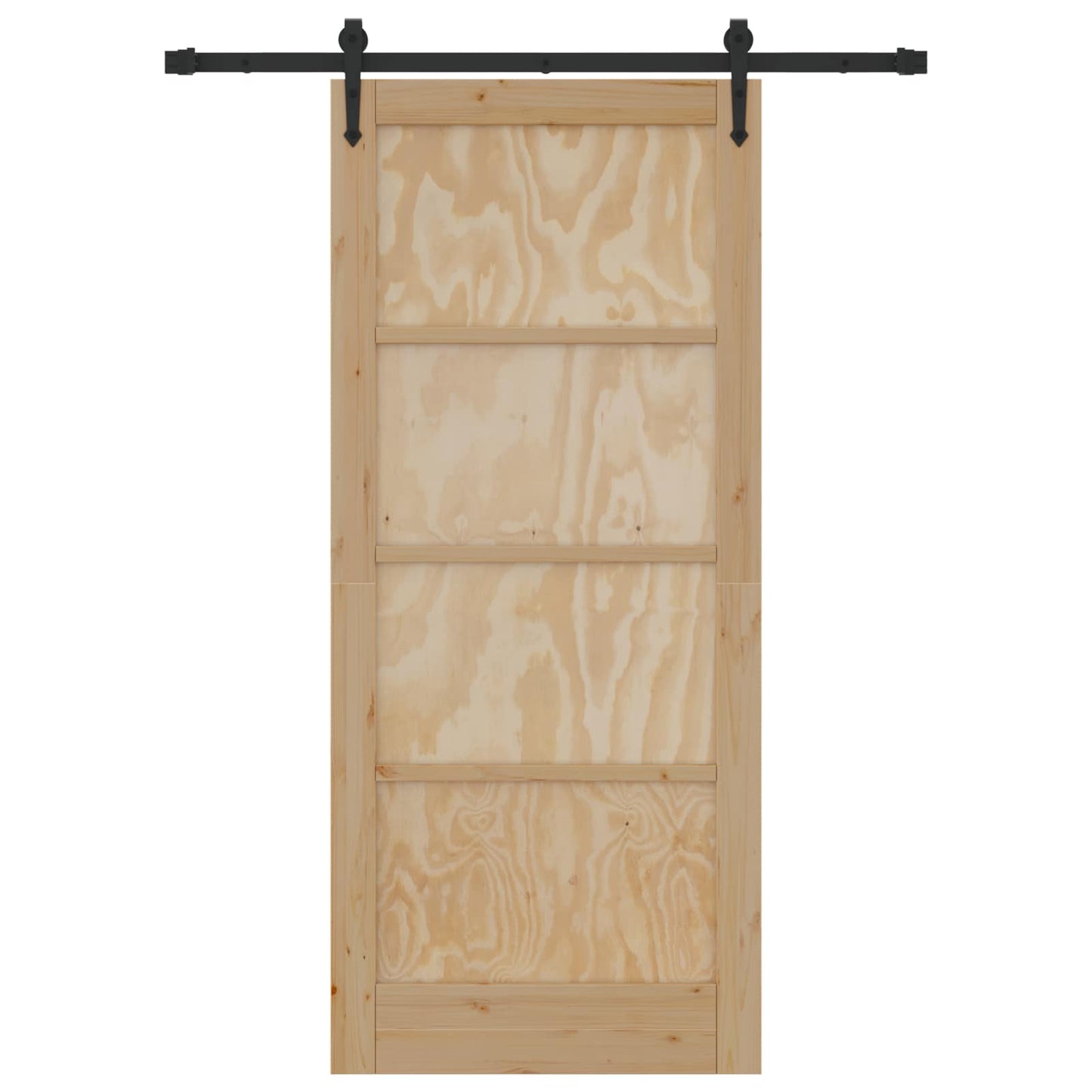 vidaXL Sliding Door ORKDAL Natural 86 x 198.5 cm Solid Pine Wood