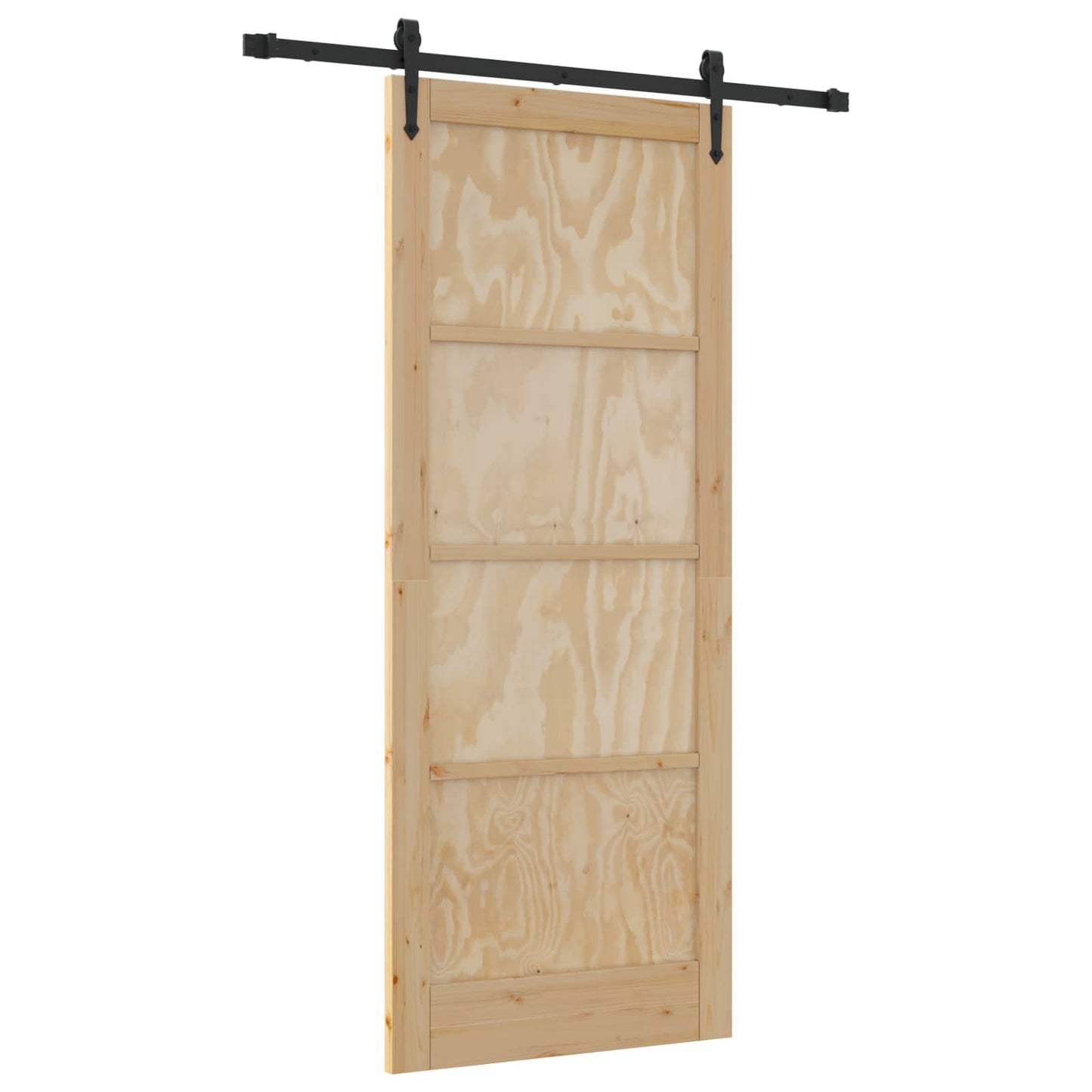 vidaXL Sliding Door ORKDAL Natural 86 x 211 cm Solid Pine Wood