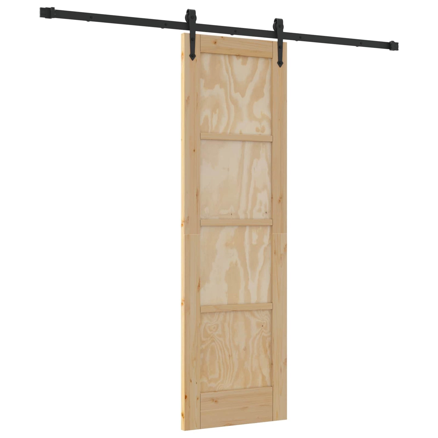 vidaXL Sliding Door ORKDAL Natural 61 x 198.5 cm Solid Pine Wood