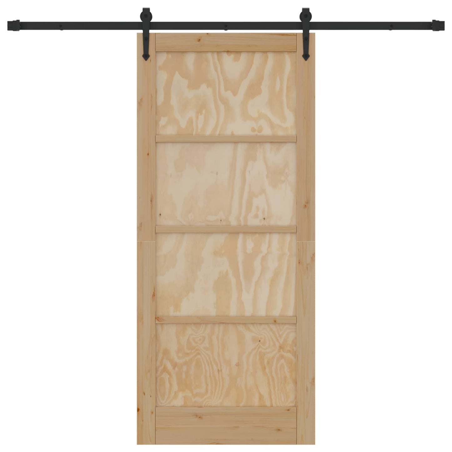 vidaXL Sliding Door ORKDAL Natural 86 x 198.5 cm Solid Pine Wood