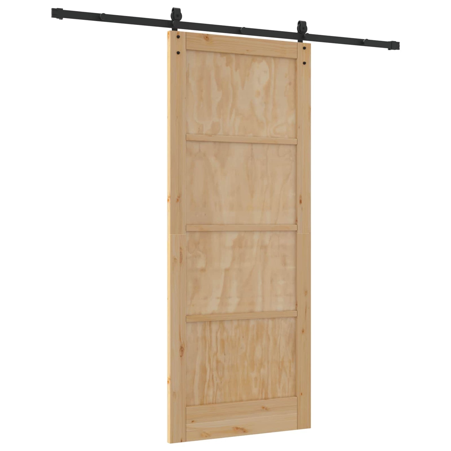vidaXL Sliding Door ORKDAL Natural 86 x 211 cm Solid Pine Wood