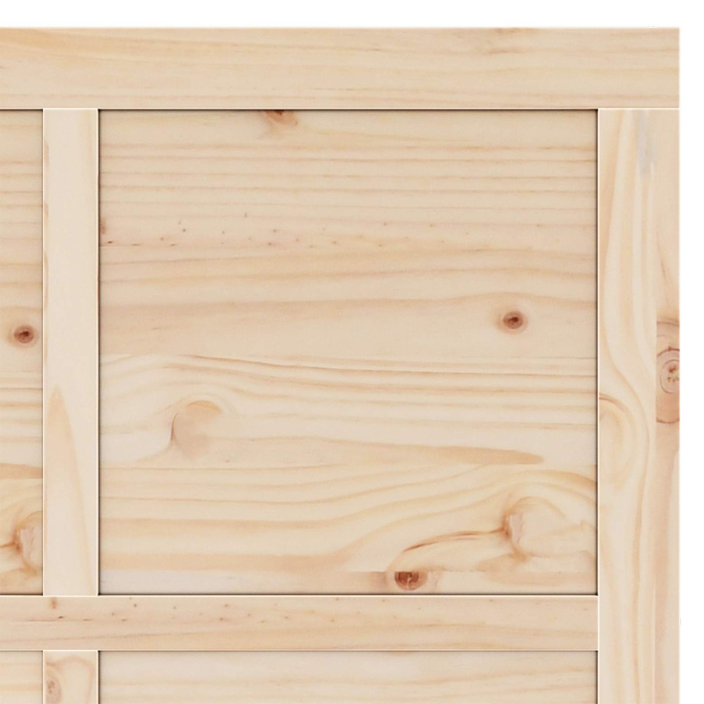 vidaXL Sliding Door Natural 80 x 208 cm Solid Pine Wood