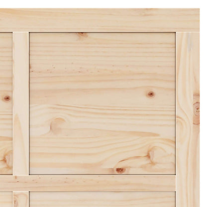 vidaXL Sliding Door Natural 80 x 208 cm Solid Pine Wood