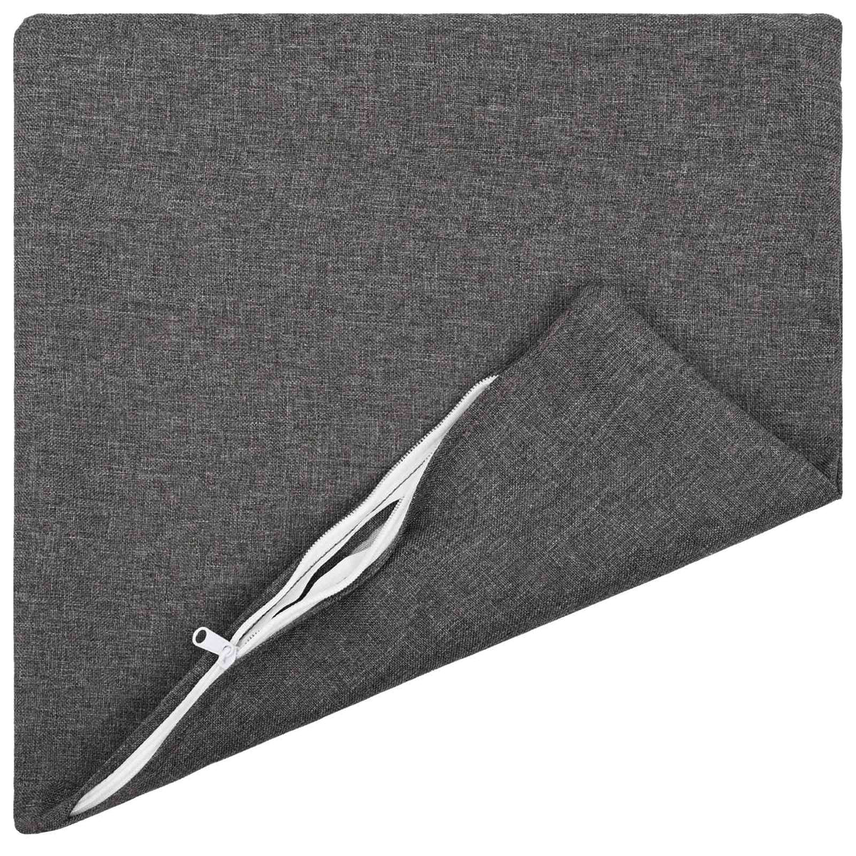 vidaXL Cushion with Pillow HEERLEN 2 pcs Light Grey Fabric