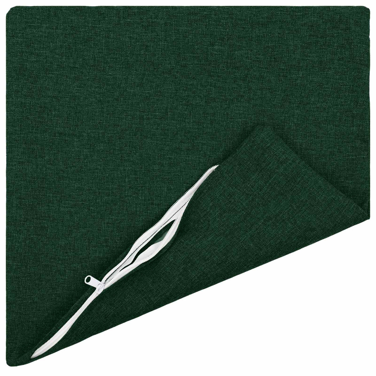 vidaXL Cushion with Pillow HEERLEN 6 pcs Dark Green Fabric